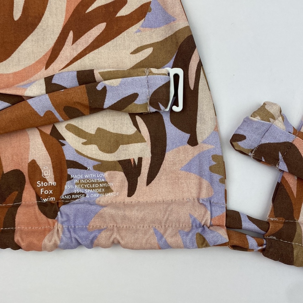 NWT Stone Fox Swim | Pastel Petal Paloma Top XL - Picture 10 of 10